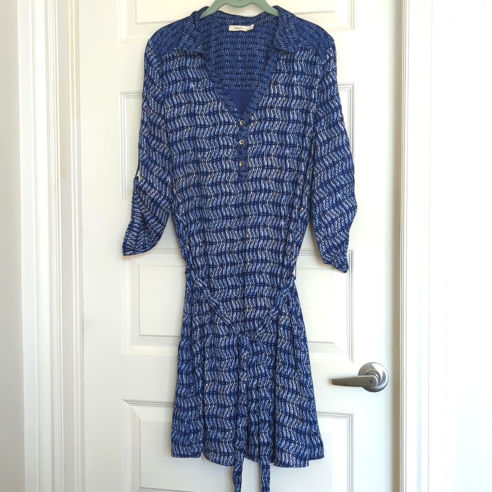 REITMANS | tie front silky dress